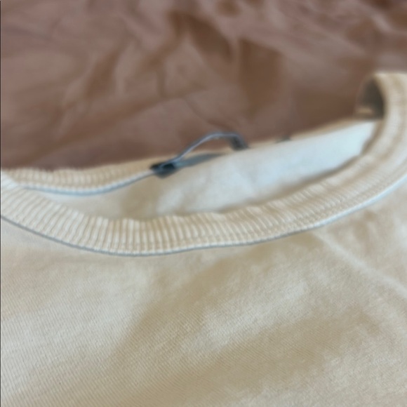 Zara White Ruched T-Shirt - Picture 5 of 5